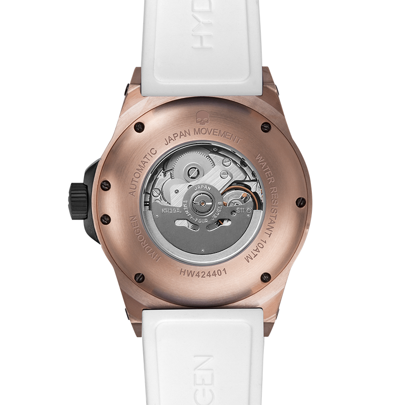 Vento White Rose Gold – Automatique, pureté raffinée