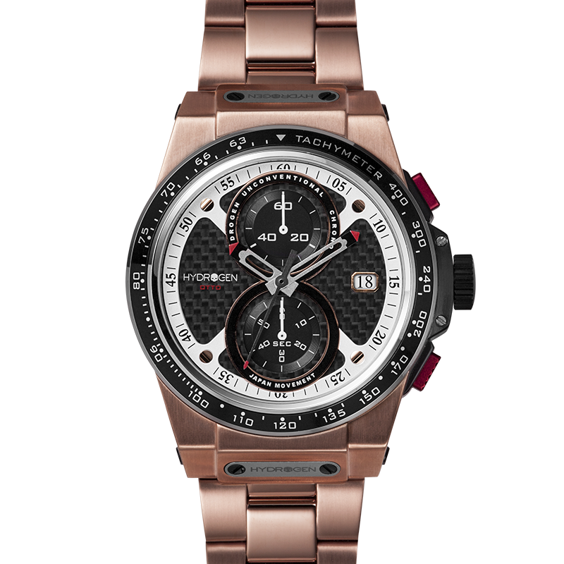Otto Chrono All Rose Gold Bracelet – Luxe or rose, finesse mécanique