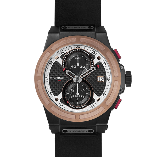 Otto Chrono Black Rose Gold Nato – Prestige éternel