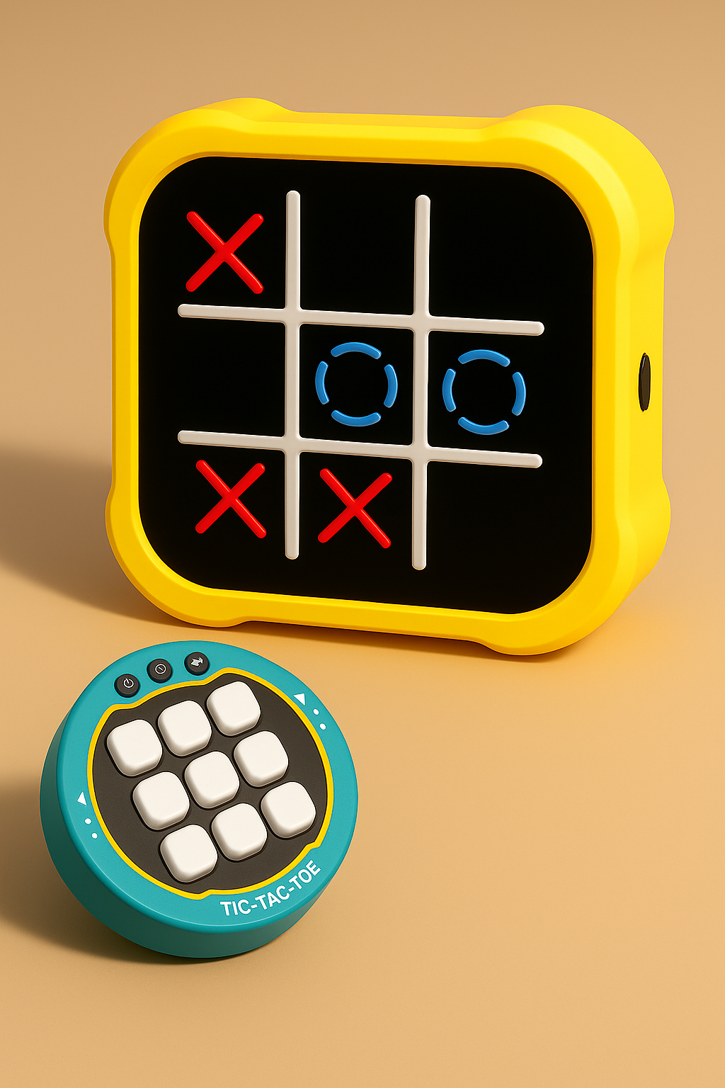 Console Portable Tic Tac Toe – Jeu Électronique Intelligent