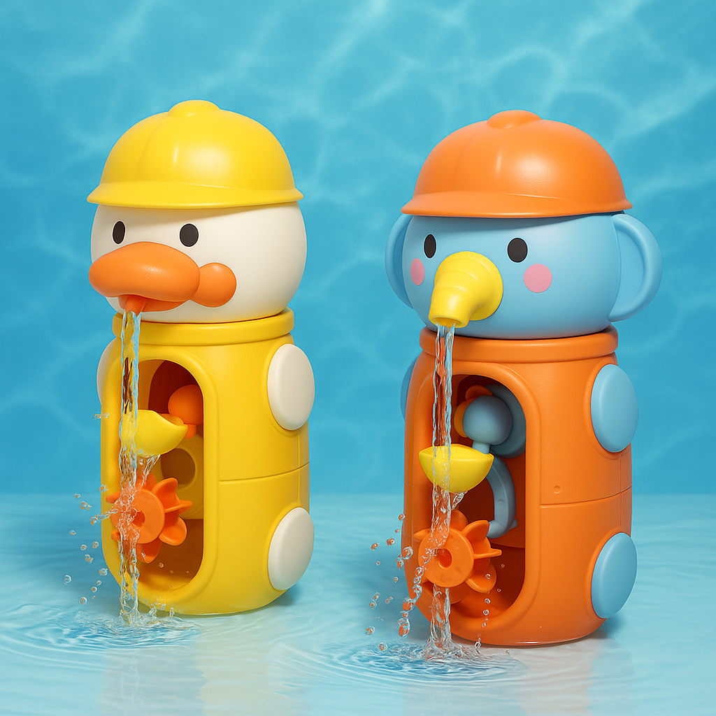 Jouet de Bain Canard / Éléphant – Ludique & Éducatif pour Bébé