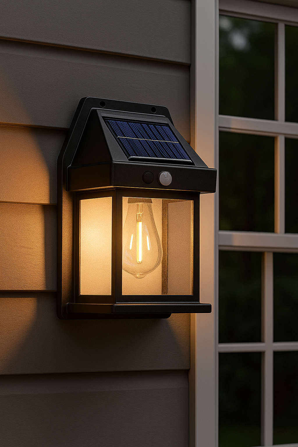 Lampe Murale Solaire Intelligente – Détecteur de Mouvement & Allumage Automatique