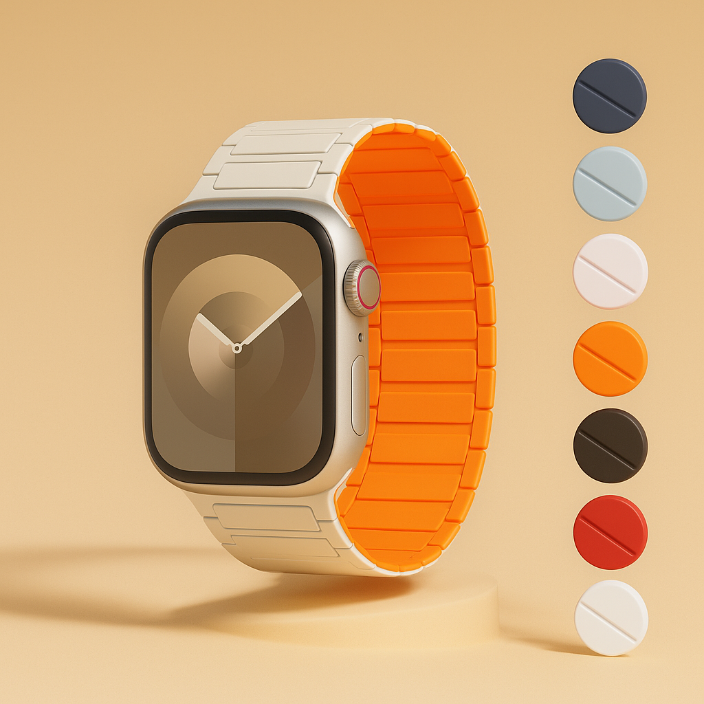 Bracelet Magnétique Apple Watch – Sport & Élégance