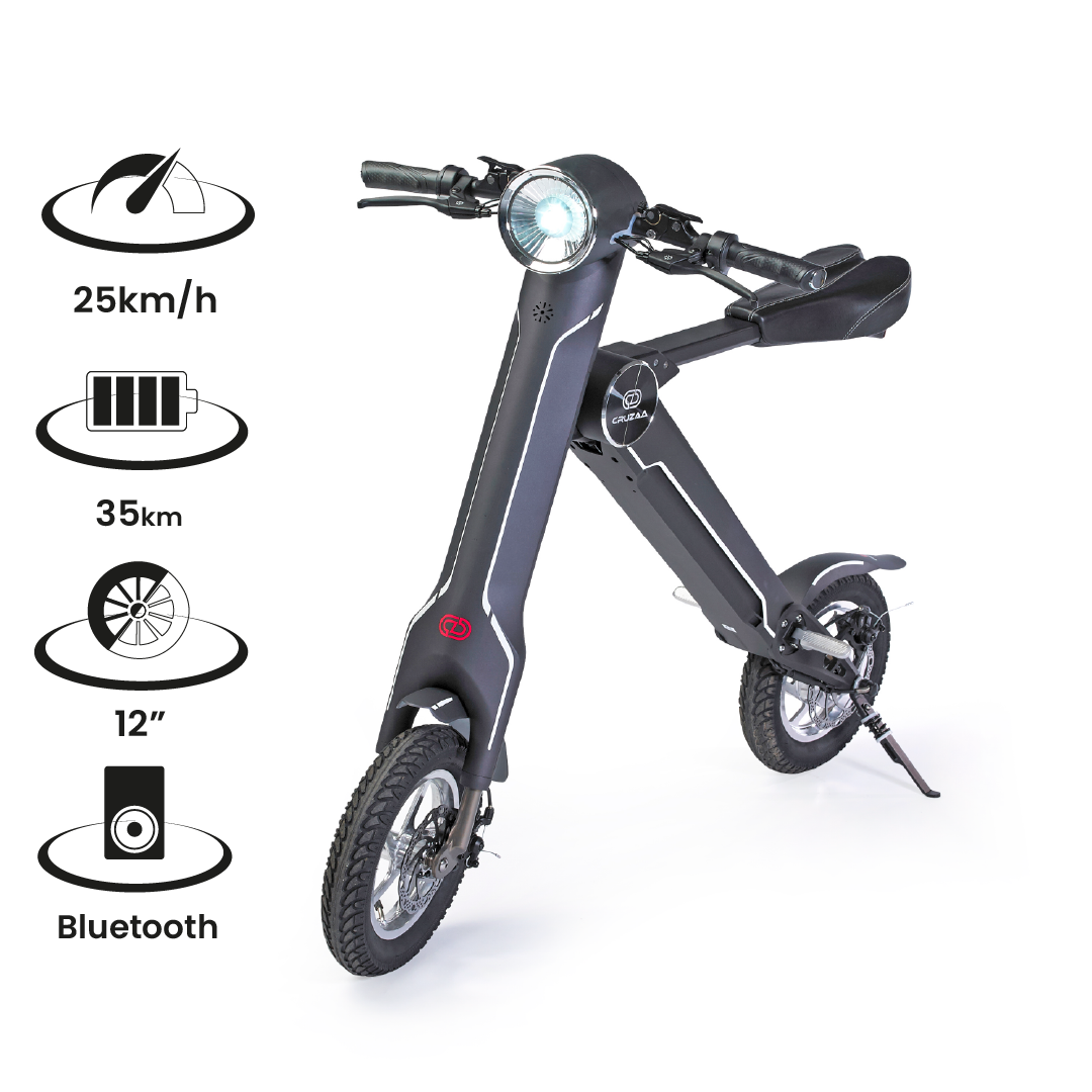 Cruzaa Carbon Black – E-Scooter