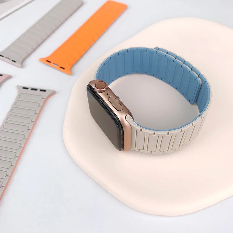 Bracelet Magnétique Apple Watch – Sport & Élégance