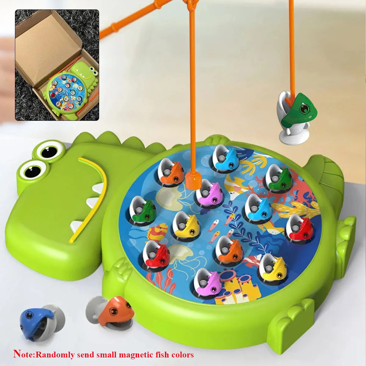 Jeu de Pêche Magnétique Dinosaures – Jouet Éducatif et Amusant pour Enfants