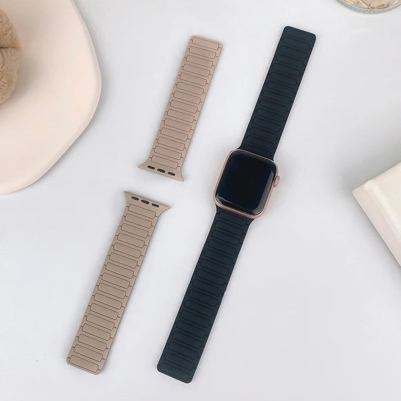Bracelet Magnétique Apple Watch – Sport & Élégance