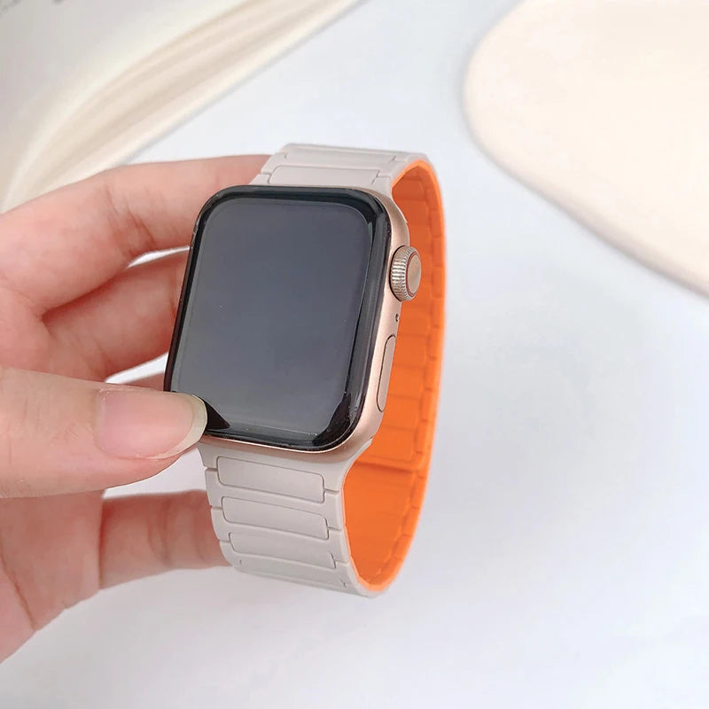 Bracelet Magnétique Apple Watch – Sport & Élégance