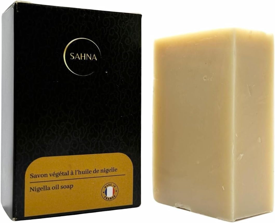 SAVON VEGETAL a L’HUILE DE NIGELLE NATURE 100Gr - Savon Émollient Et Protecteur – Surgras- - Nourrissant – Purifiant – Hydratant - Saponifié À Froid