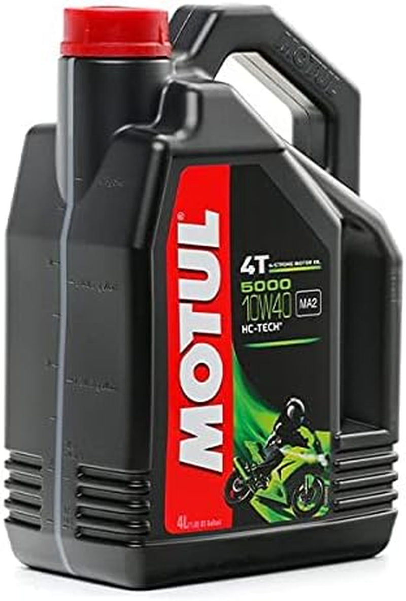 104056 5000 4T Huile Pour Moto À Moteur 4 Temps 10W-40 4 L, 300X234X114