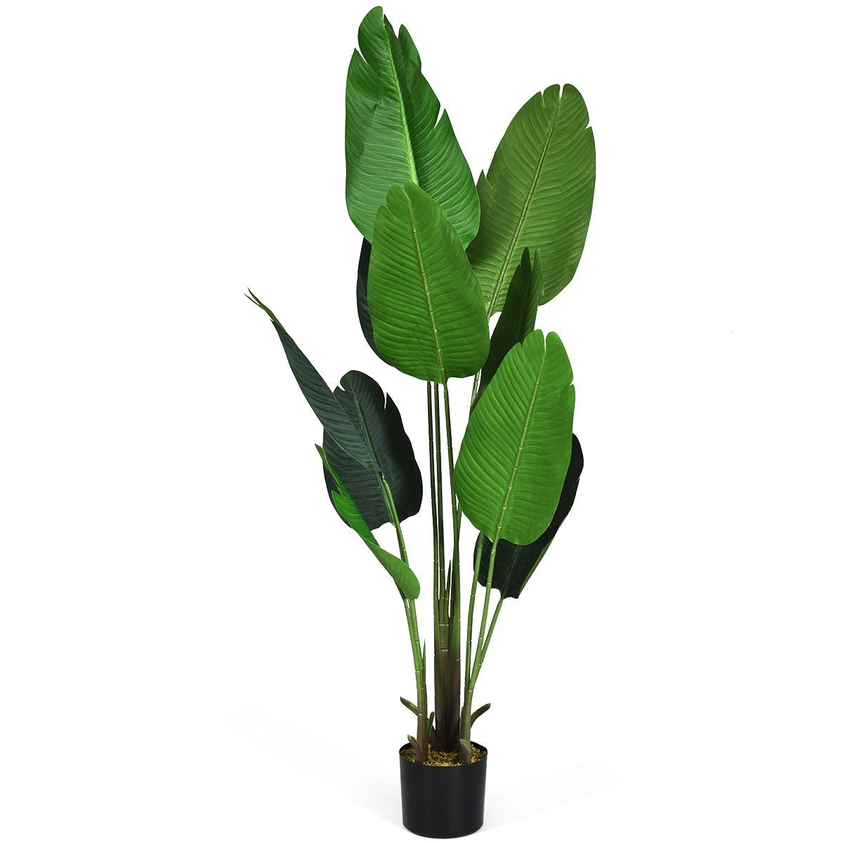 Plante Artificiel Bananier Avec Pot 160CM Décoration Intérieur Et Extérieur