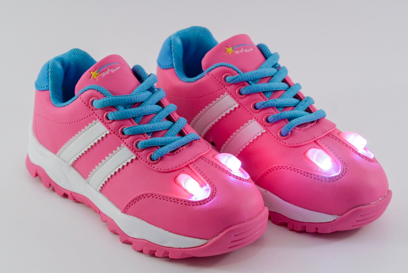 Baskets LED Fille – Lumière Intégrée 180° & Télécommande