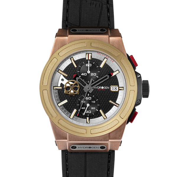 Otto Chrono Gold and Brown Mix – Chronographe élégant, allure technique